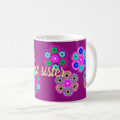Beste Schwester Kaffeetasse (VorderseiteRechts)
