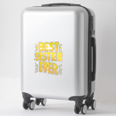 Beste Schwester überhaupt  Aufkleber (Koffer)
