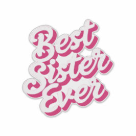Beste Schwester überhaupt Aufkleber