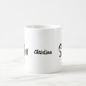 Beste Schwester überhaupt Einfache weiße Tasse (Mittel)