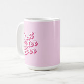 Beste Schwester überhaupt Kaffeetasse (Vorderseite Links)