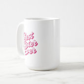 Beste Schwester überhaupt Kaffeetasse (Vorderseite Links)