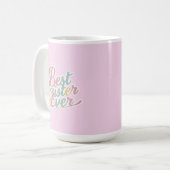 Beste Schwester überhaupt Kaffeetasse (Vorderseite Links)
