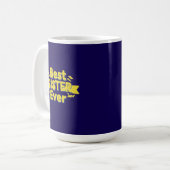 Beste Schwester überhaupt Kaffeetasse (Vorderseite Links)