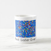 Beste Schwester überhaupt! Luftballons oder erstel Kaffeetasse (Mittel)