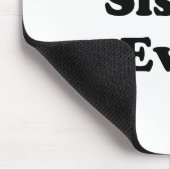 Beste Schwester überhaupt Mousepad (Ecke)
