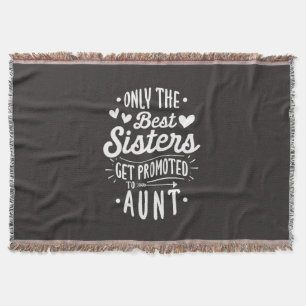 Beste Schwester wird zur Tante geworben Decke