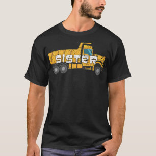 Beste Schwester Yellow Construction Fitness Fitnes T-Shirt