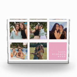 Beste Schwestern je | Modernes Collage Fotoblock