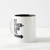 Beste Schwiegermutter je Zweifarbige Tasse (Vorderseite Links)