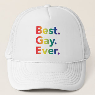 Beste Schwule überhaupt LGBT-Regenbogenflagge Truckerkappe