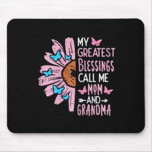Beste Segnungen nennen mich Mama Großmütter Tag Mousepad