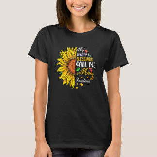 Beste Segnungen nennen mich Mama und Rezeptionist T-Shirt