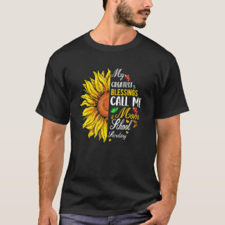Beste Segnungen nennen mich Mama und Schulsekretär T-Shirt