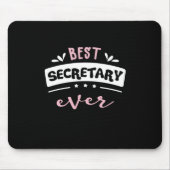 Beste Sekretärin je Geschenk Idee Mousepad (Vorne)