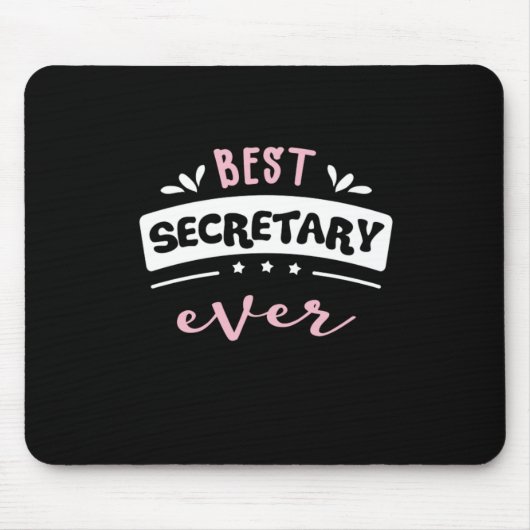 Beste Sekretärin je Geschenk Idee Mousepad (Vorne)