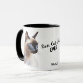 Beste Siamkatze Mama je Tasse (Vorderseite Links)