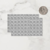 Beste silberne Blume 3,5 Zoll x 2 Zoll flache Note Mitteilungskarte (Vorderseite/Rückseite Beispiel)