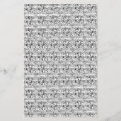 Beste silberne Blume 5,5" x 8,5" Flyer (Hinten)