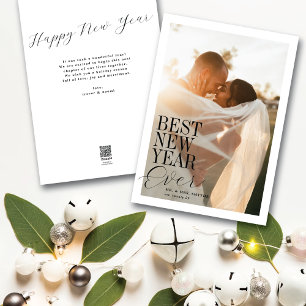 Beste Silvester aller Zeiten Moderne Typografie Ur Feiertagskarte