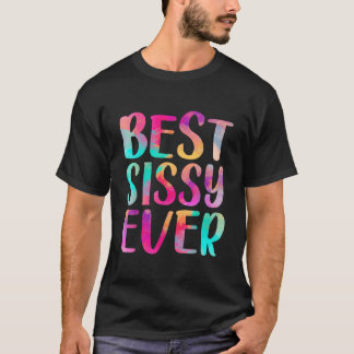 Beste Sissy Aller Farbenfroher Muttertag T-Shirt