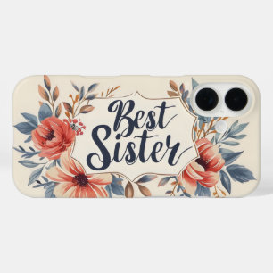 Beste Sister-Blume iPhone 16 Hülle