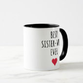 Beste Sister-Ehefrau je Tasse (VorderseiteRechts)