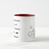 Beste Sister Forever Trendy Long Distance Liebe Tasse (Zentrum)