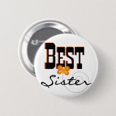 Beste Sister-T - Shirt und Geschenke Button (Vorne & Hinten)