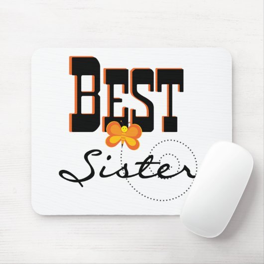 Beste Sister-T - Shirt und Geschenke Mousepad (Mit Mouse)