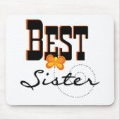 Beste Sister-T - Shirt und Geschenke Mousepad (Vorne)