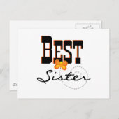 Beste Sister-T - Shirt und Geschenke Postkarte (Vorne/Hinten)