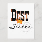 Beste Sister-T - Shirt und Geschenke Postkarte (Vorderseite)