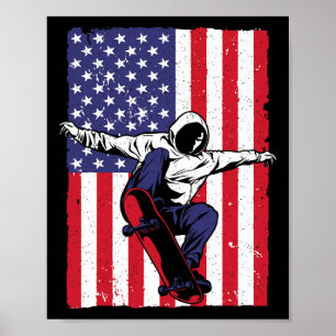 Beste Skateboarder Kunst Für Männer Frauen Skatebo Poster