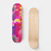 BESTE SKATEBOARTEN - RAINBOW-MOSAIK - KUNSTSTOM SKATEBOARD (Vorderseite)
