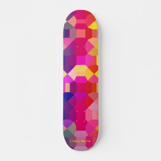 BESTE SKATEBOARTEN - RAINBOW-MOSAIK - KUNSTSTOM SKATEBOARD (Vorne)