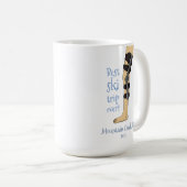 Beste Skipiste Ever Funny Knee Klammer Kaffeetasse (VorderseiteRechts)