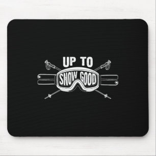Beste Snowboard-Ski-Fahrt-Geschenk Süße Skifahrer Mousepad