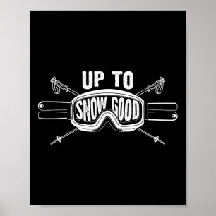 Beste Snowboard-Skiing-Fahrt Geschenk Süße Skifahr Poster