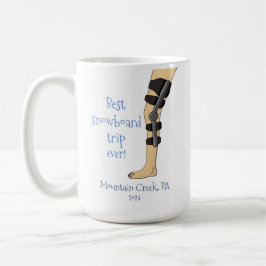 Beste Snowboardtour Ever Gewitterte Kniebehange Kaffeetasse