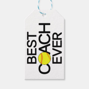 Beste Softball Coach je Geschenktasten Geschenkanhänger