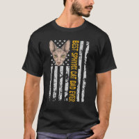 Beste Sphynx Kat Vater US-amerikanische Flagge Nie