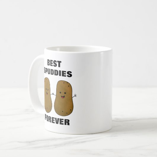 Beste Spuddies für immer Kaffeetasse (Vorderseite Links)