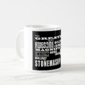 Beste Steinmetze: Bestster Steinmetz Kaffeetasse (Vorderseite Links)