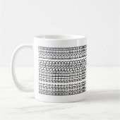 Beste Stepdad je versteckte Meldung 141BW Novelty Kaffeetasse (Links)