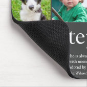 Beste Stepfather-Zitat-FotoCollage Mousepad (Ecke)