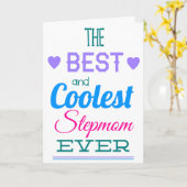 Beste Stepmutter je Muttertag Karte (Gelbe Blume)