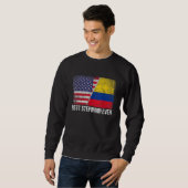 Beste Stepmutter je Muttertag Kolumbien - Flagge Sweatshirt (Vorne ganz)