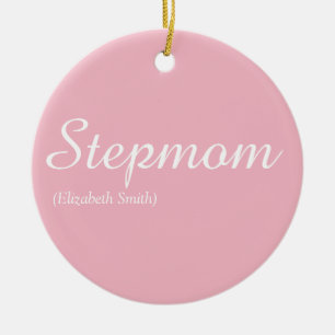 Beste Stepmutter Stepmutter Hübsch Pink Elegant Keramik Ornament
