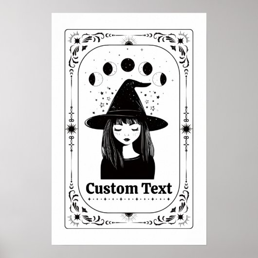Beste Sternzeichen-Geschenke Anpassbare Tarot Femi Poster (Vorne)